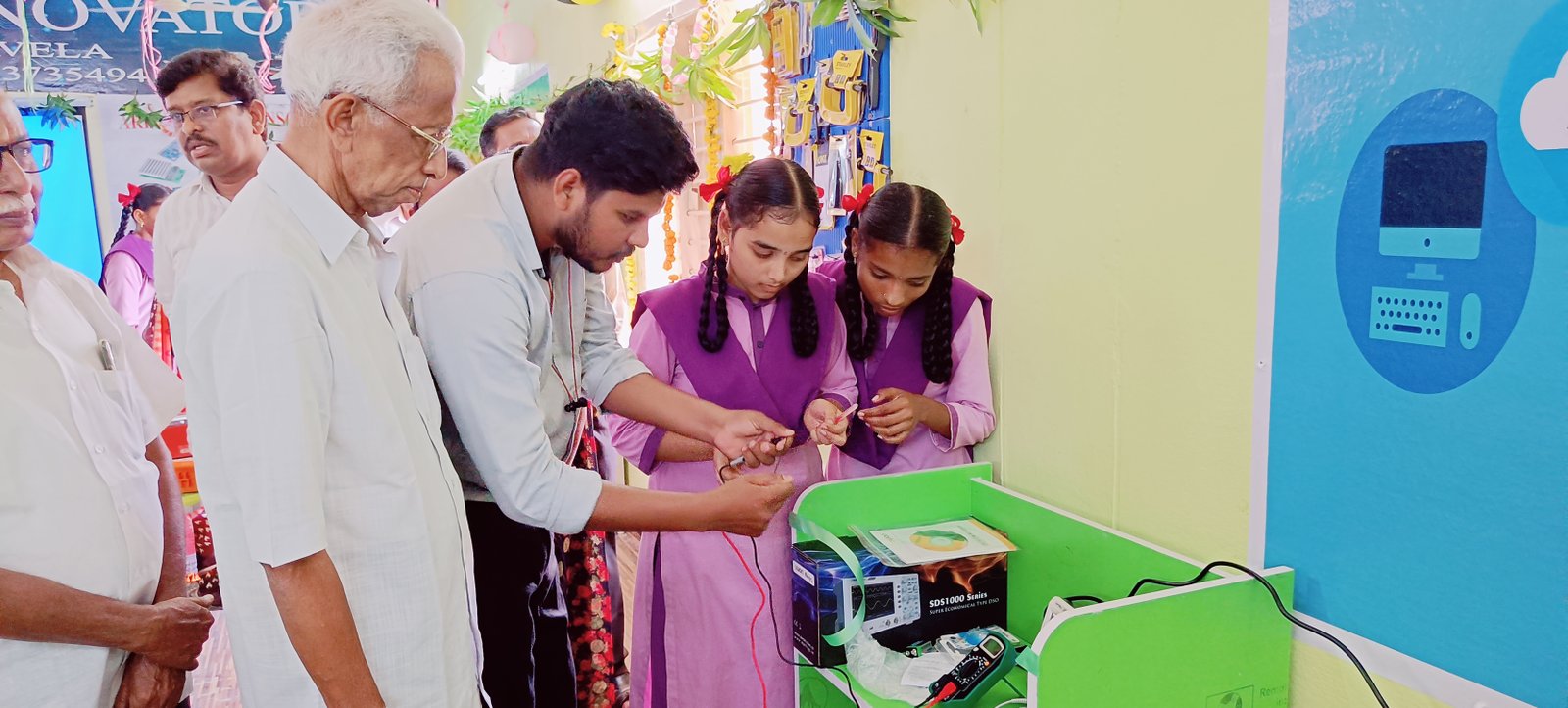 Students in STEM activity